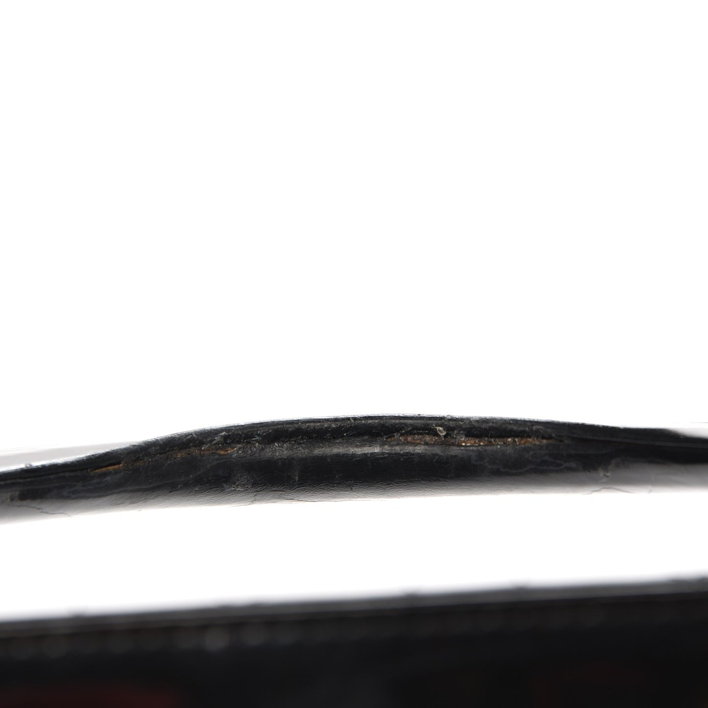 Vintage Patent Cannage Large Lady Dior Black