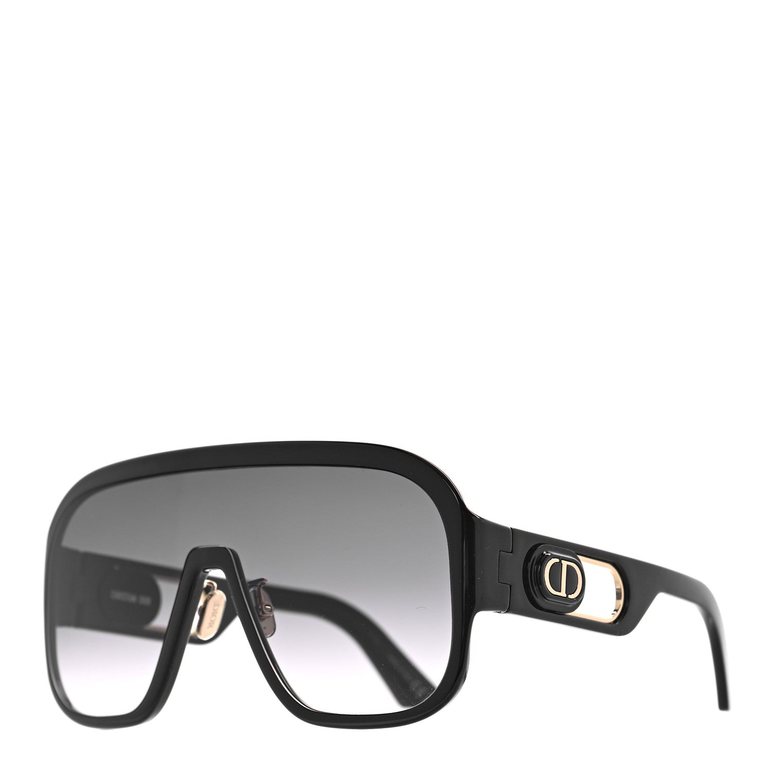 Christian Dior DiorBobbySport M1U Shield Sunglasses Black 1 of 7