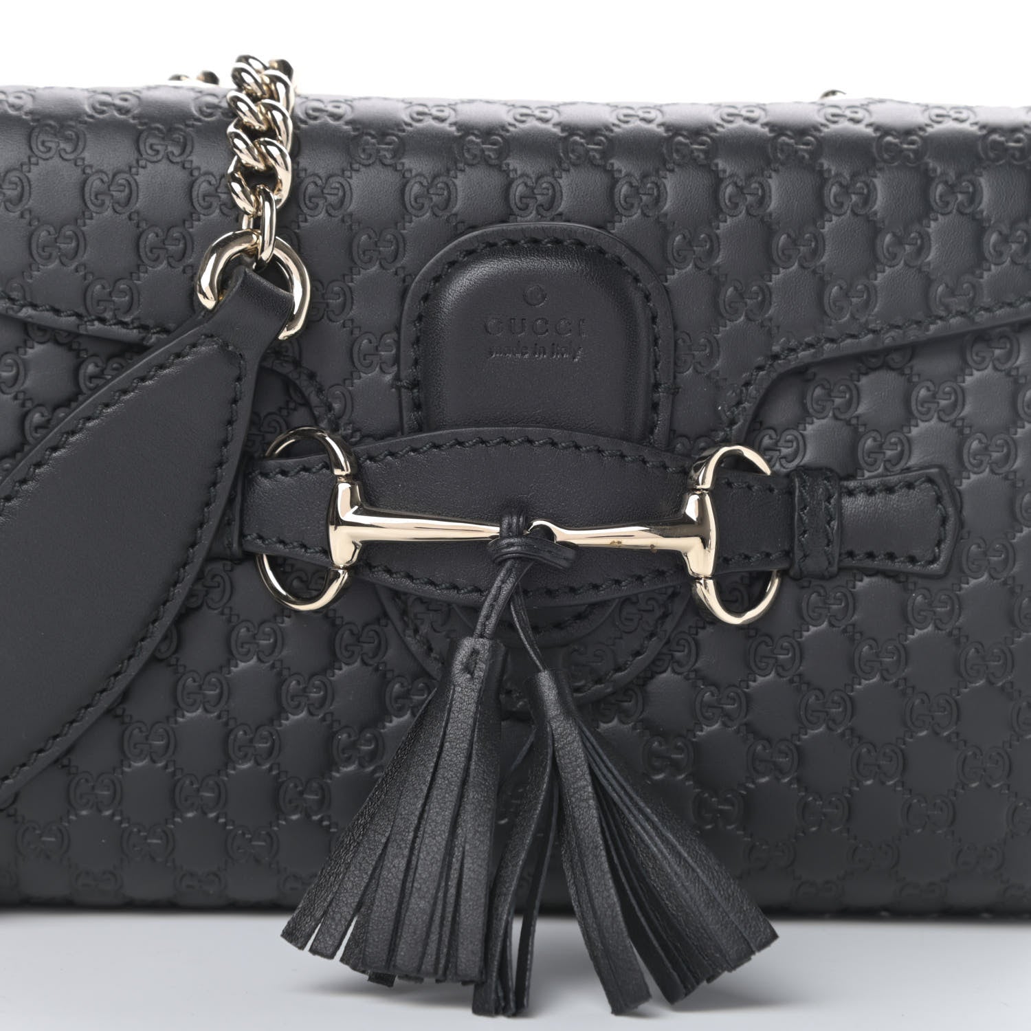 Gucci Microguccissima Mini Emily Shoulder Bag Black 8 of 11