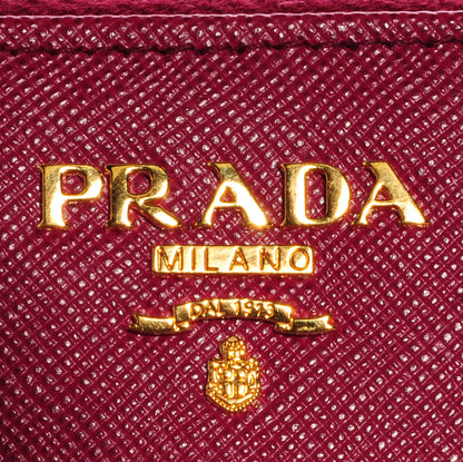 Prada Saffiano Metal Coin Purse Ametista 6 of 11