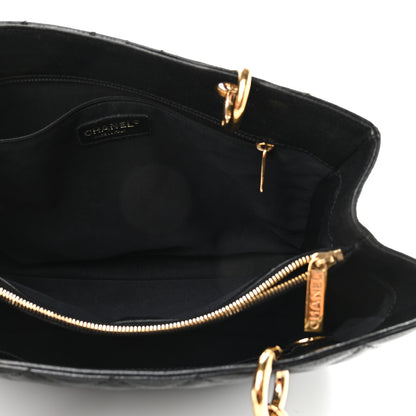 Chanel Caviar Quilted Grand Shopping Tote GST Black 5 of 10