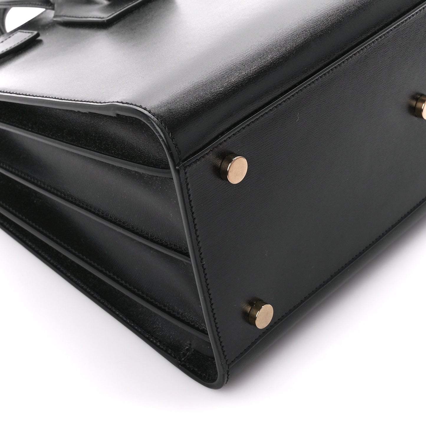 Calfskin Small Sac De Jour Black