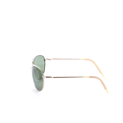 Oliver Peoples Polarized Commander Aviator Sunglasses Gold 2 of 5