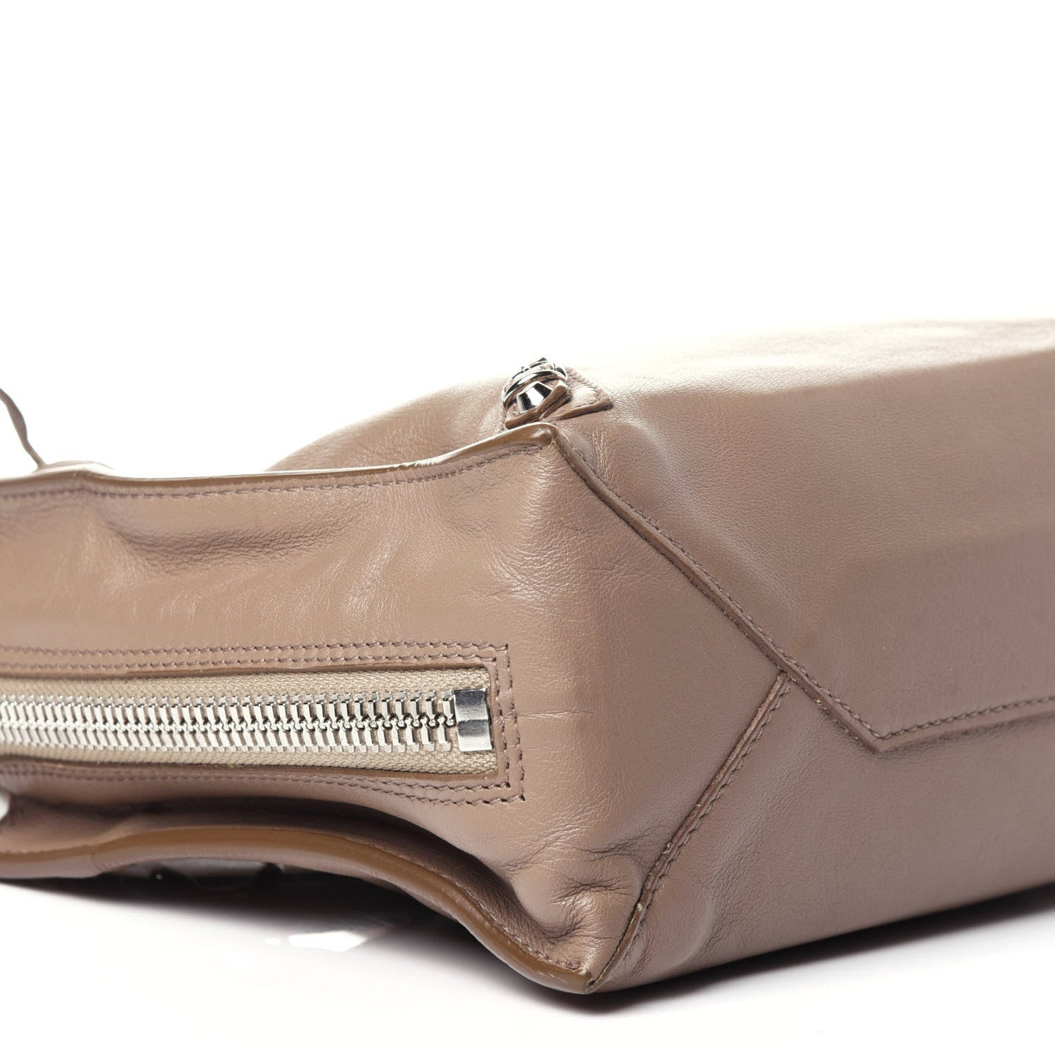 Balenciaga Calfskin Papier Mini A4 Zip Around Tote Beige Sable 8 of 11