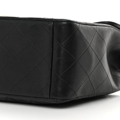 Chanel Lambskin Quilted XL Jumbo Single Flap Black 11 of 24