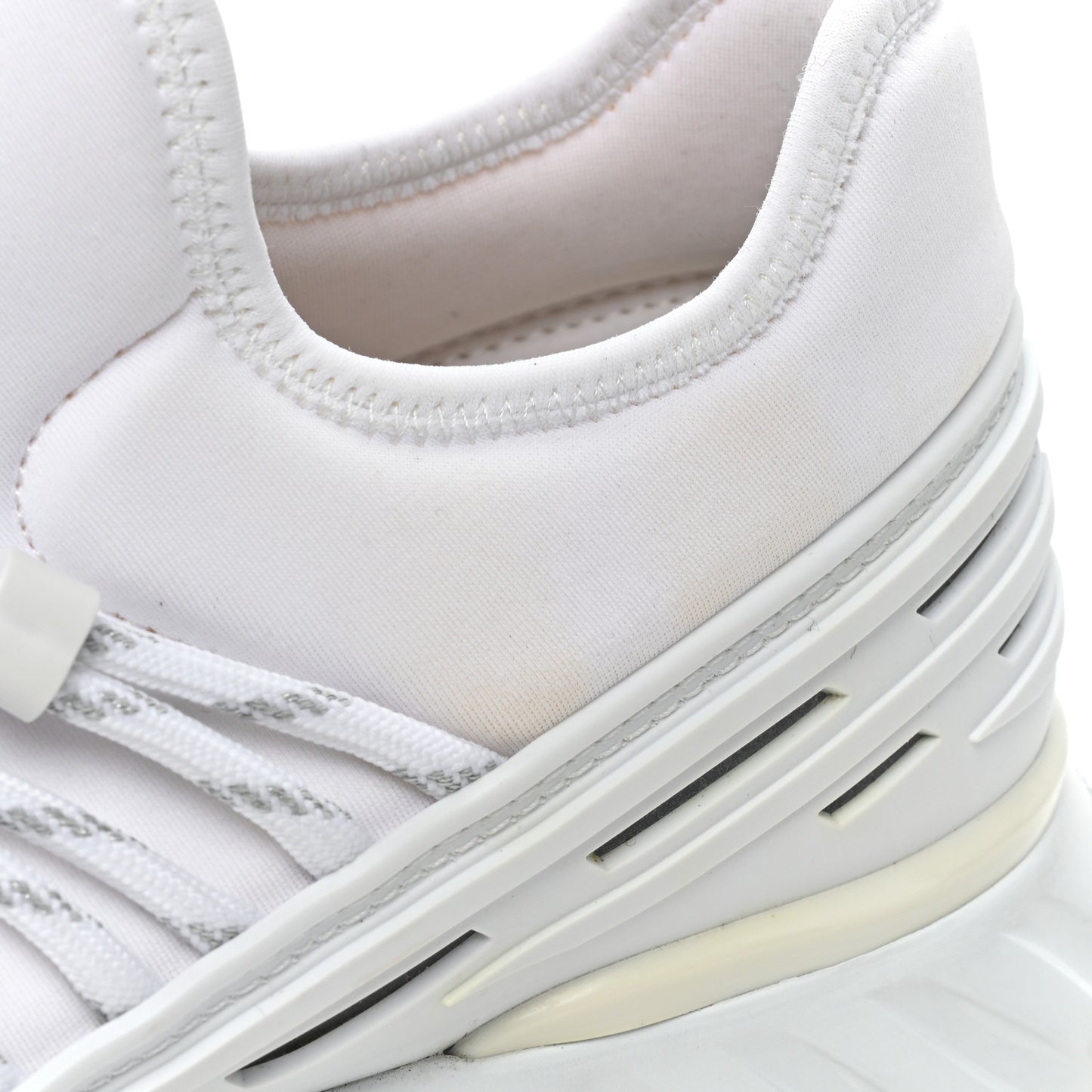 Neoprene Mesh Rubber America's Cup Fastlane Low Sneaker 37 White
