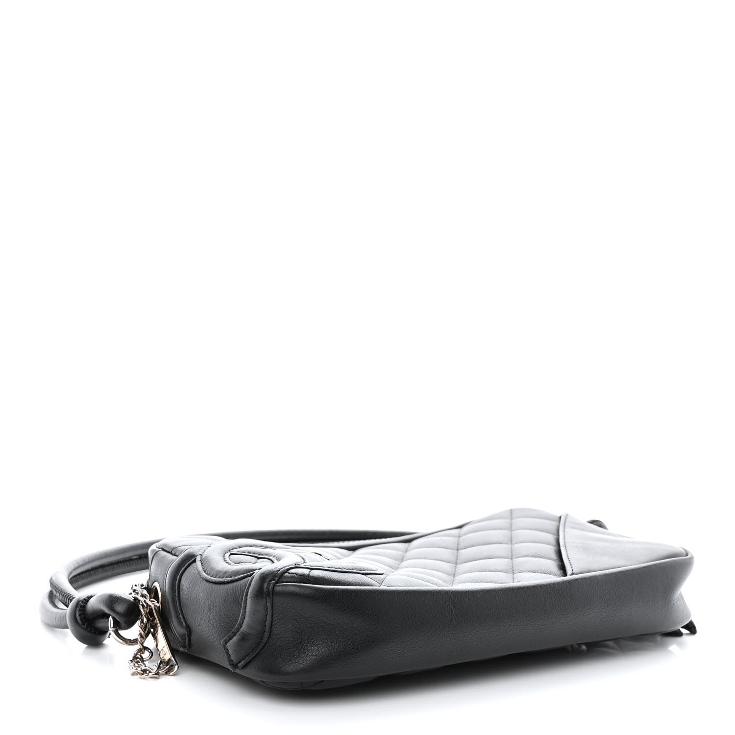 Chanel Calfskin Quilted Large Cambon Bowler Black 4 of 12