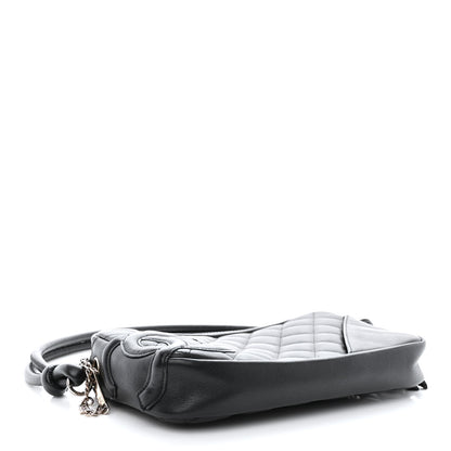 Chanel Calfskin Quilted Large Cambon Bowler Black 4 of 12