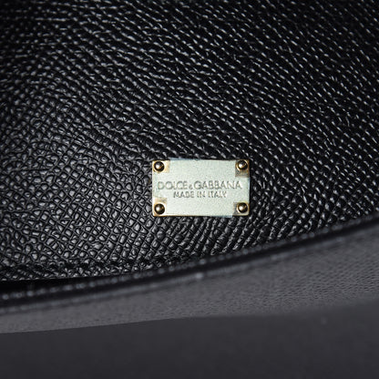 Dolce & Gabbana Dauphine Medium Miss Sicily Satchel Black 6 of 9