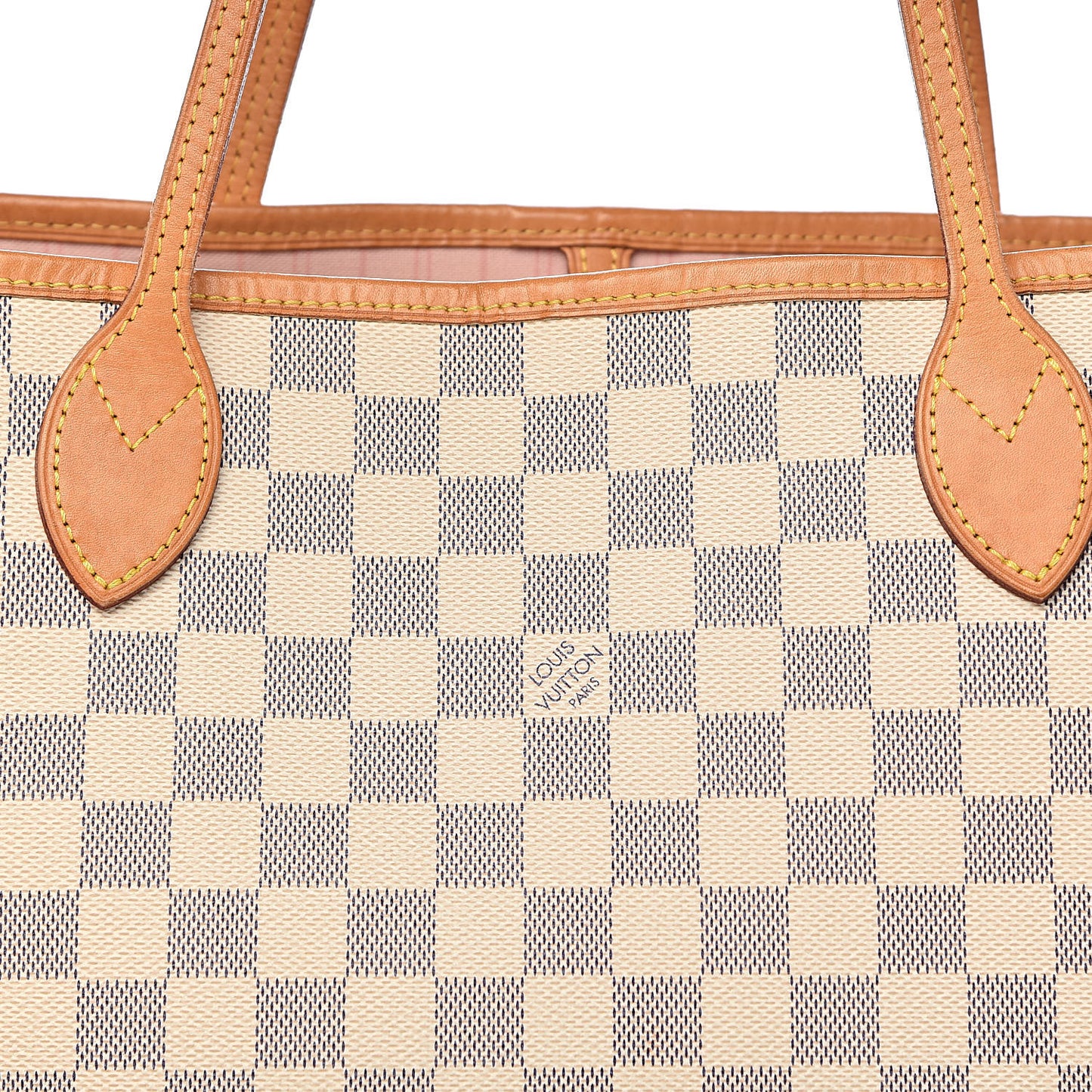 Damier Azur Neo Neverfull MM Rose Ballerine