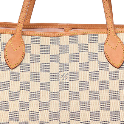 Louis Vuitton Damier Azur Neo Neverfull MM Rose Ballerine 16 of 17