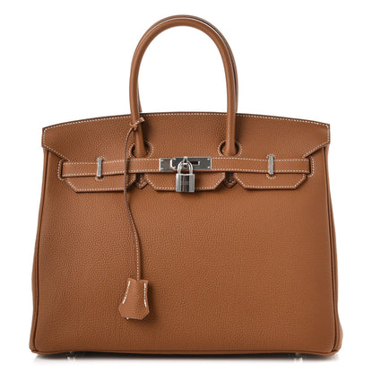 Hermes Togo Birkin 35 Gold 1 of 38