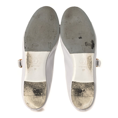 Chanel Lambskin Mary Jane Flats 39 White 7 of 14