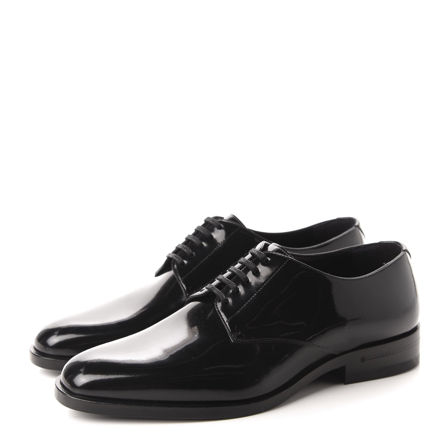 Saint Laurent Patent Calfskin Montaigne 25 Uniform 36.5 Black 3 of 11