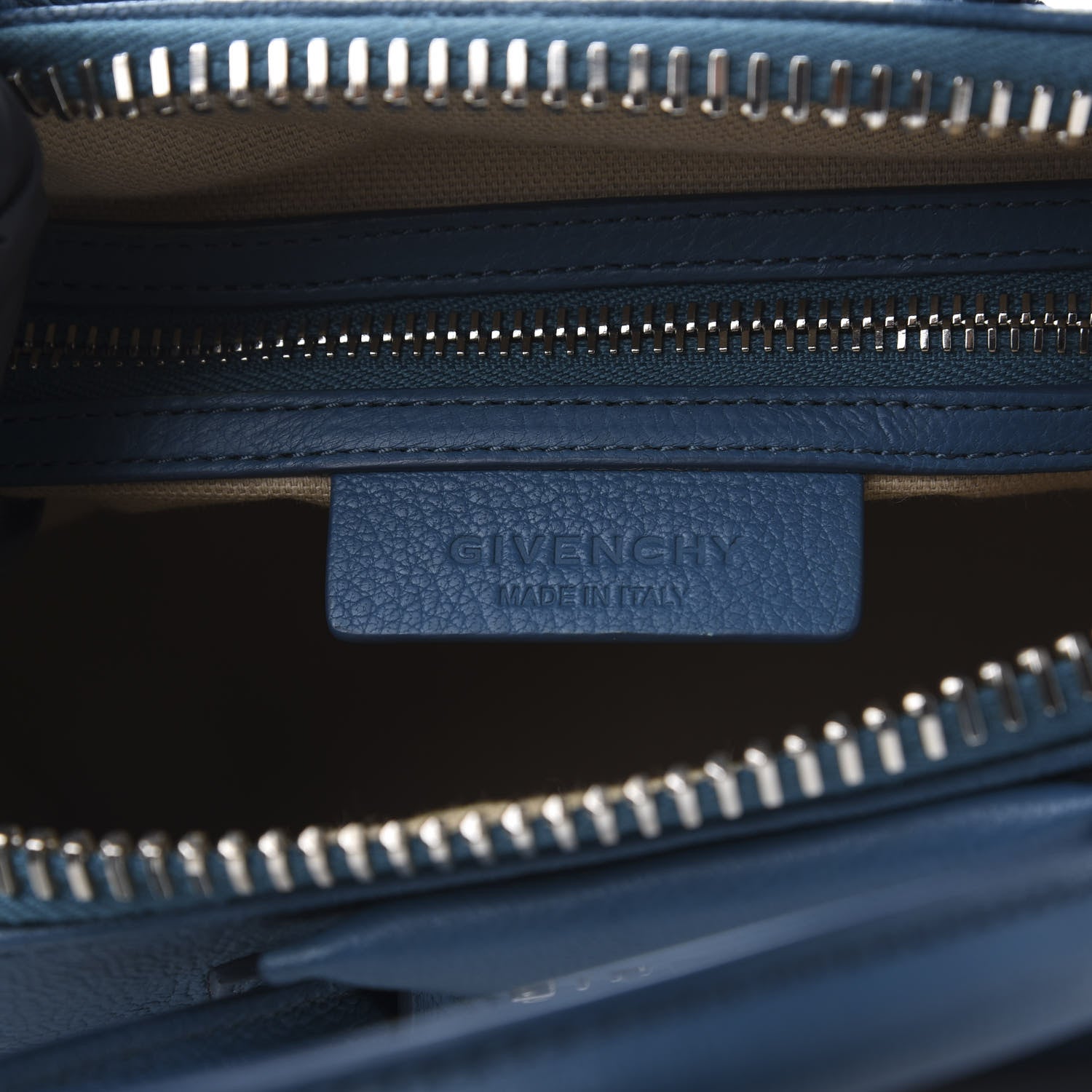 Givenchy Sugar Goatskin Mini Antigona Medium Blue 6 of 11