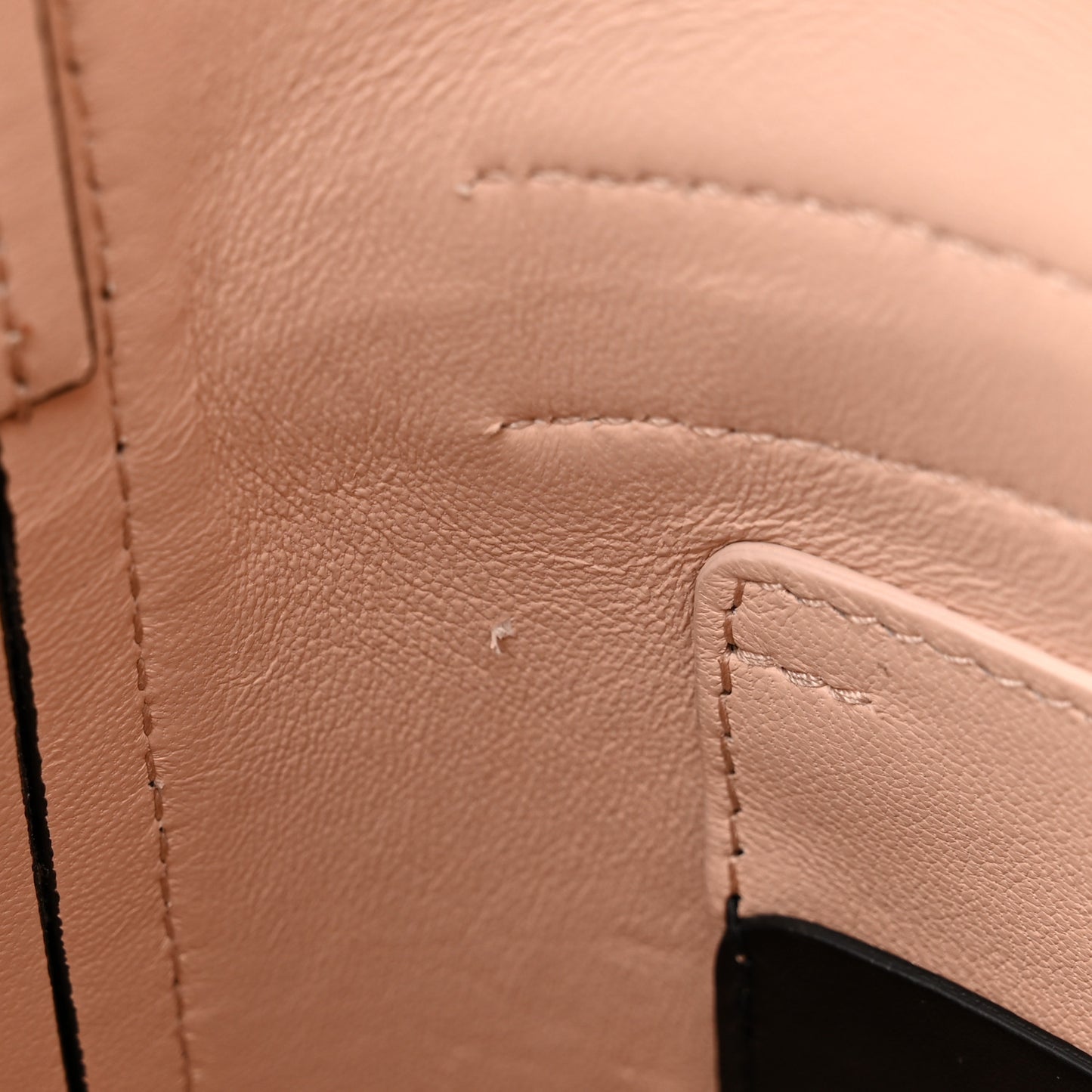 Calfskin The Curve Small Shoulder Bag Tan