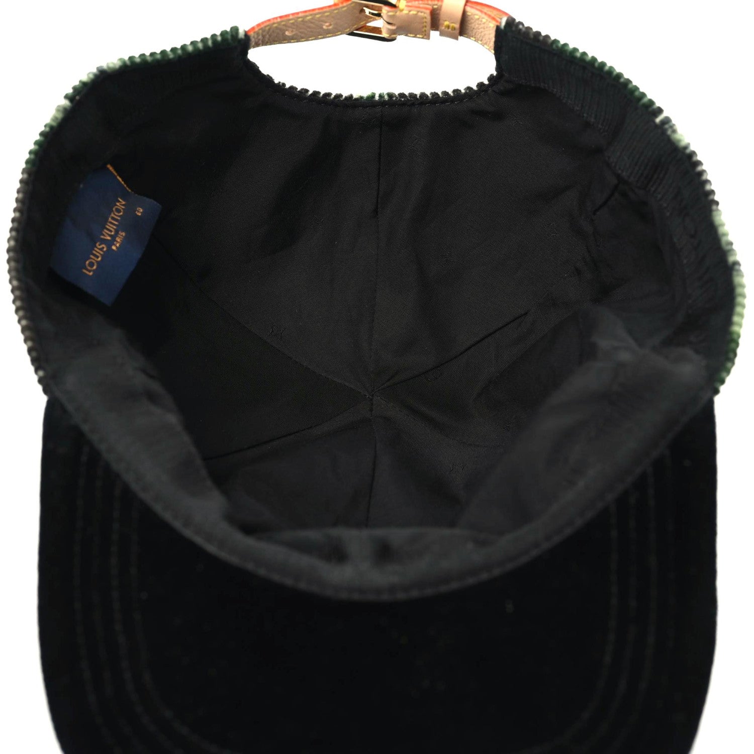 Louis Vuitton Corduroy Monogram Easy Fit Camo Cap 60 Kaki 7 of 9