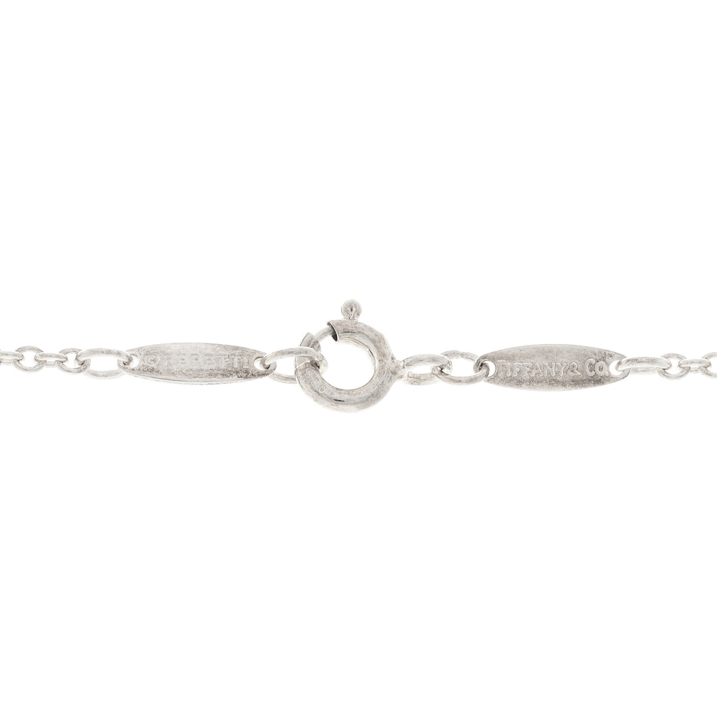 Sterling Silver Elsa Peretti Bottle Inro Pendant Necklace