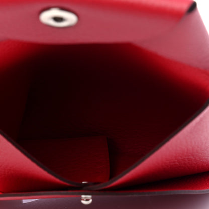 Hermes Evercolor Bastia Coin Purse Rouge Casaque 3 of 5