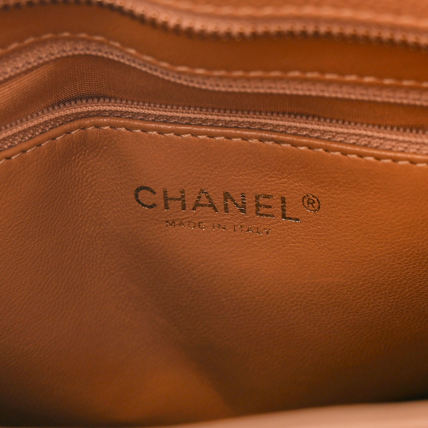 Chanel Caviar Quilted Medallion Tote Beige 6 of 10