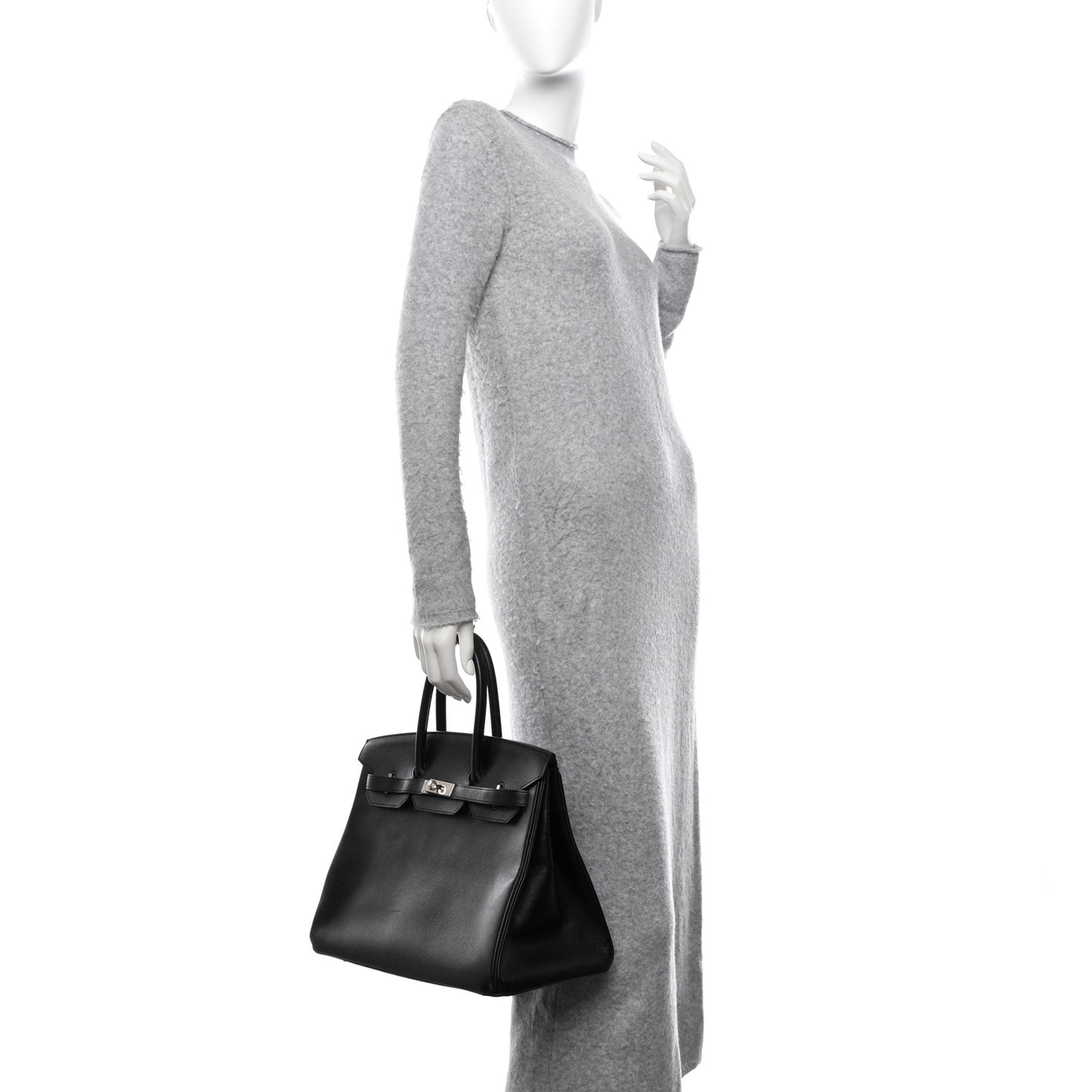 Epsom Birkin 35 Black