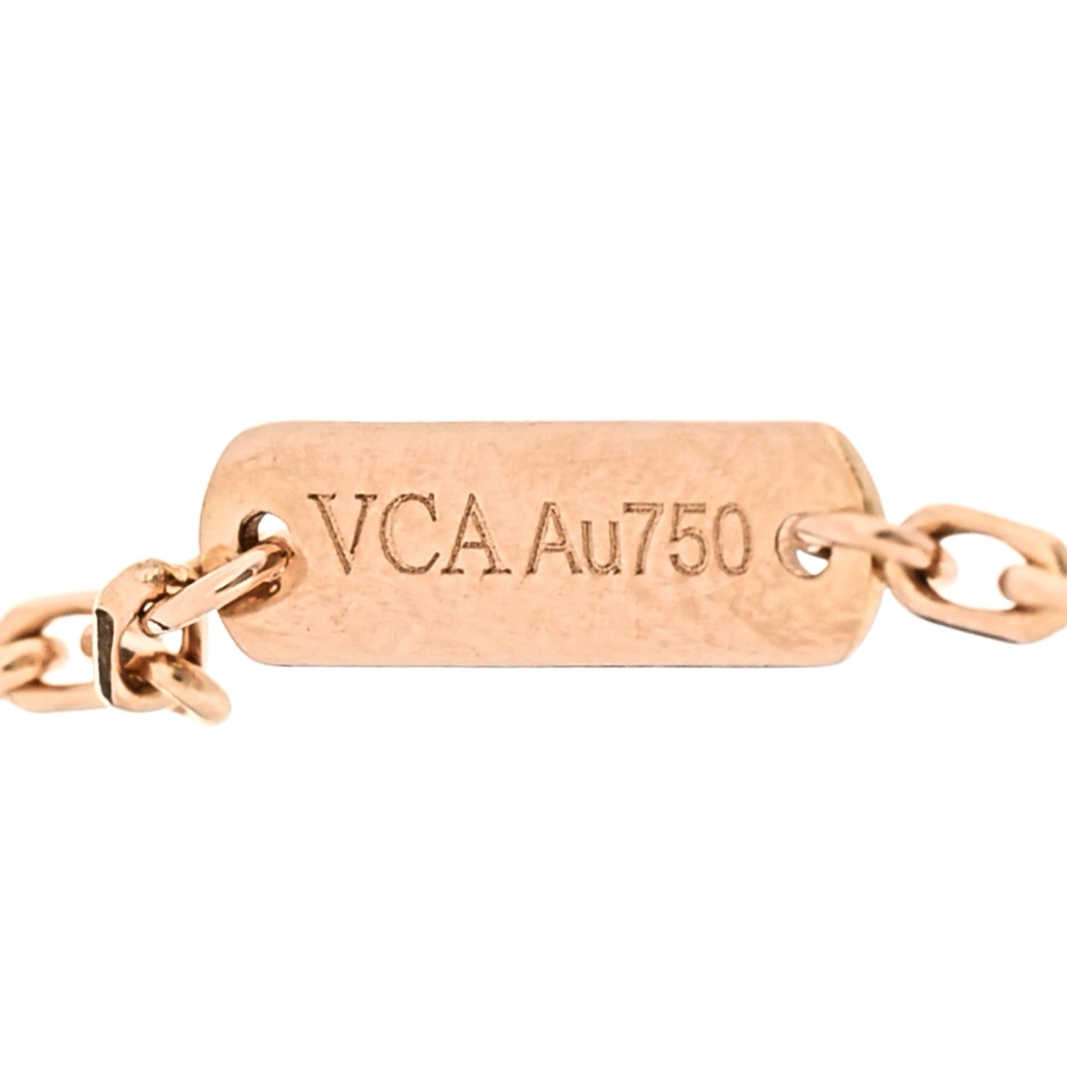 Van Cleef & Arpels 18K Rose Gold Carnelian Onyx Lucky Spring Closed Wing Ladybug Bracelet 4 of 4