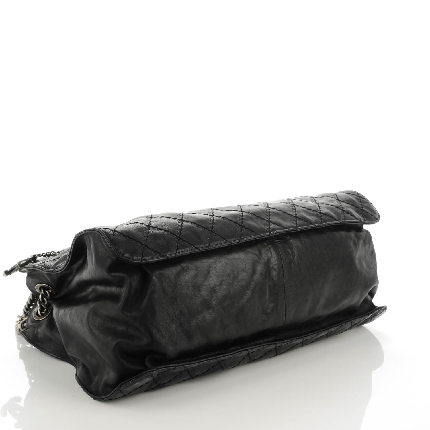 Chanel Calfskin CC Crave Tote Black 4 of 7