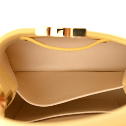 Louis Vuitton Taurillon Mini Capucines Jaune Plume 6 of 10
