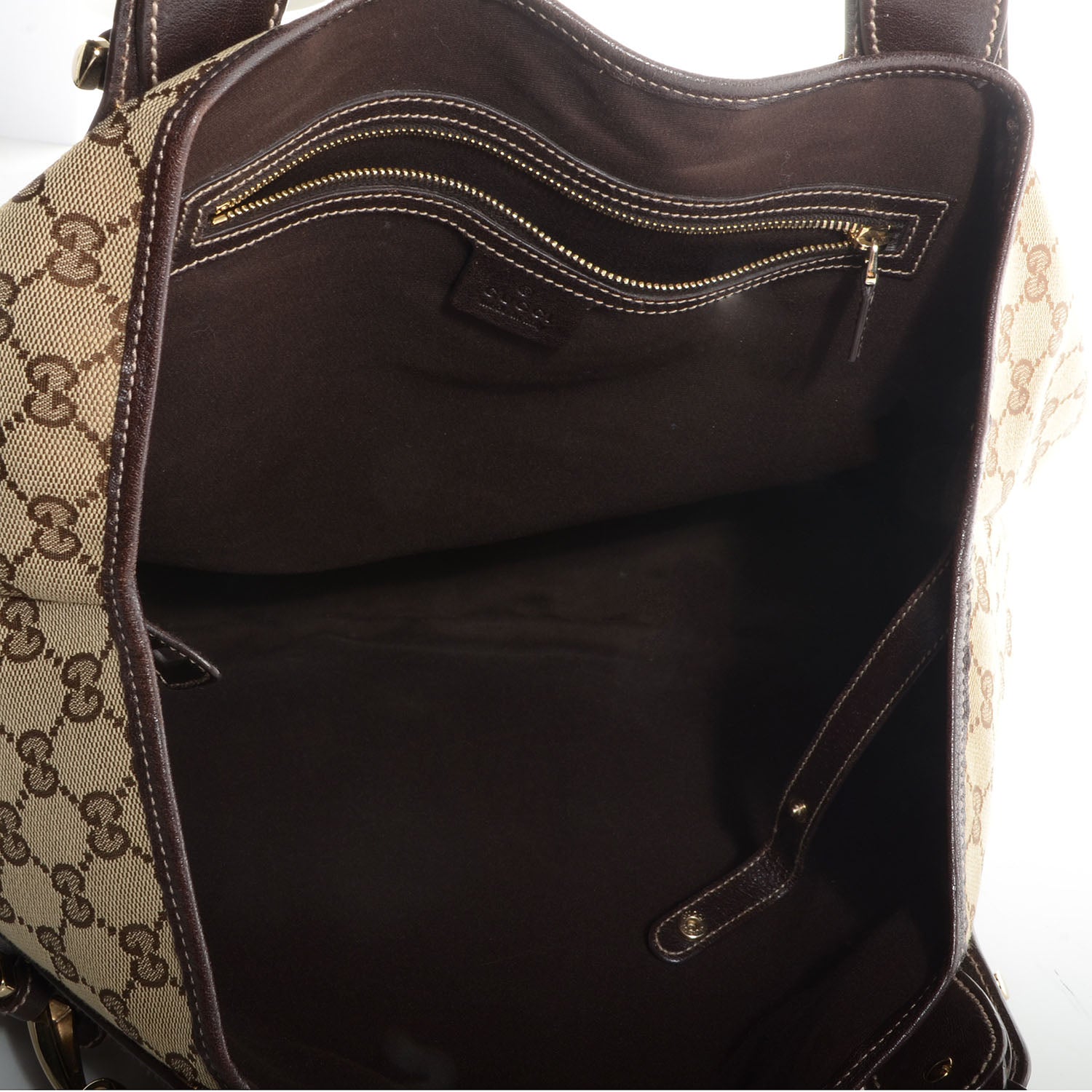Gucci Monogram Medium Pelham Tote Brown 5 of 7
