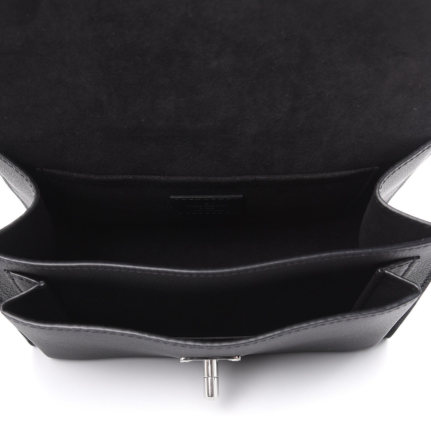 Soft Calfskin My Lockme Chain Bag BB Black