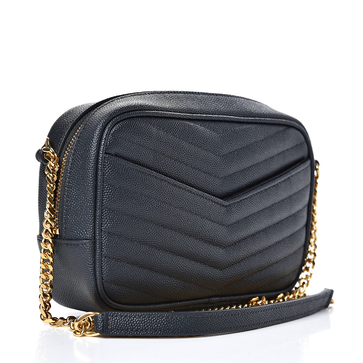 Grain De Poudre Matelasse Monogram Mini Lou Camera Bag Dark Smog