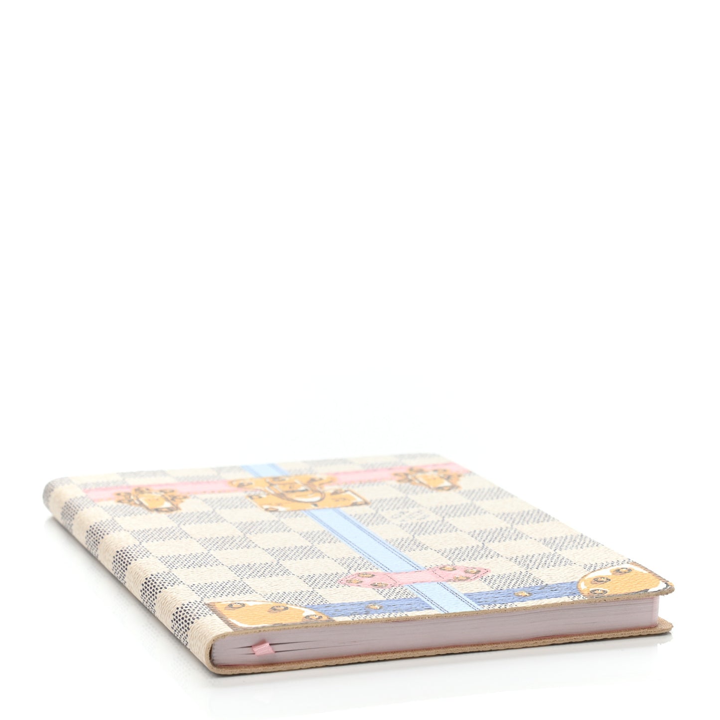 Damier Azur Summer Trunks Clemence Notebook MM
