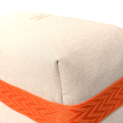 Hermes Canvas Large Bride-A-Brac Pouch Natural Orange 9 of 11