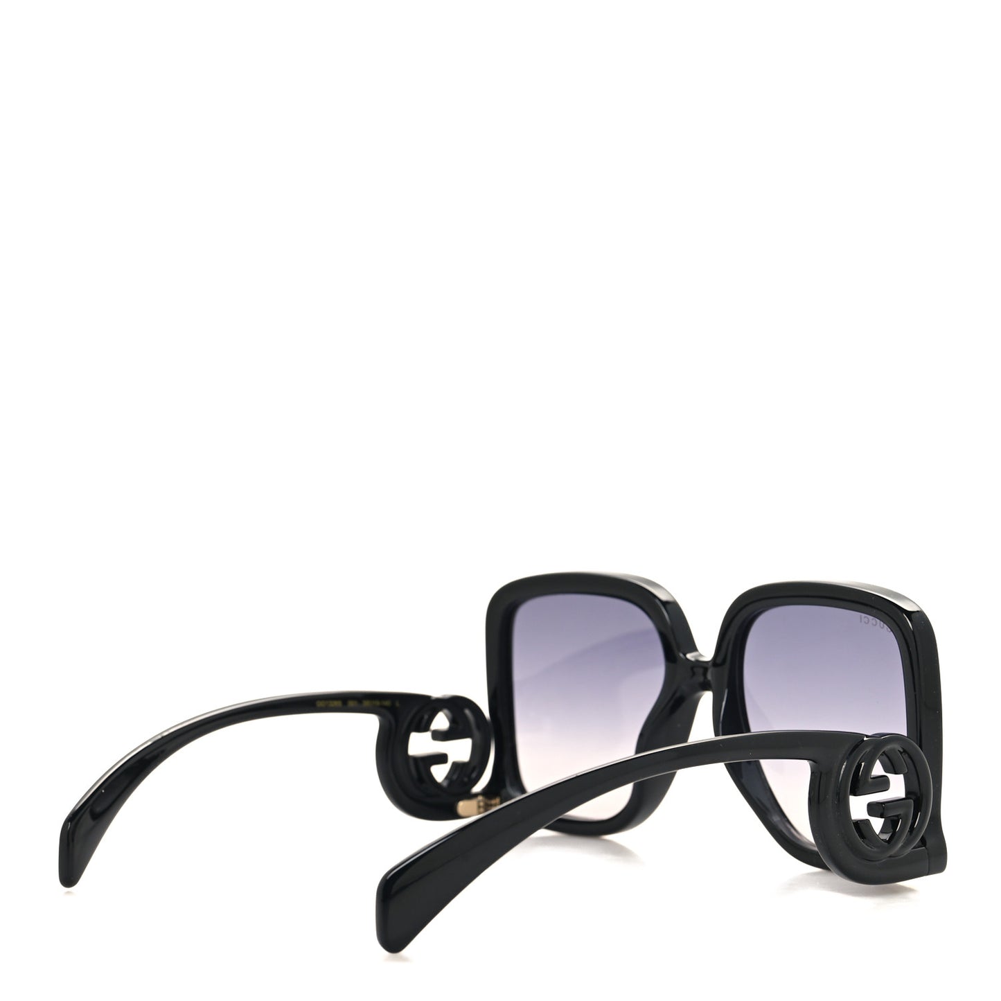 Acetate Rectangle Frame Sunglasses GG1326S Black