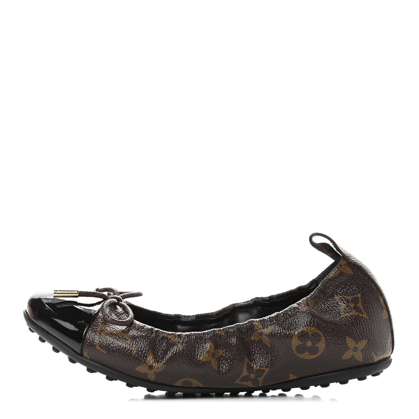 Monogram Flirty Ballerina Flats 36 Black