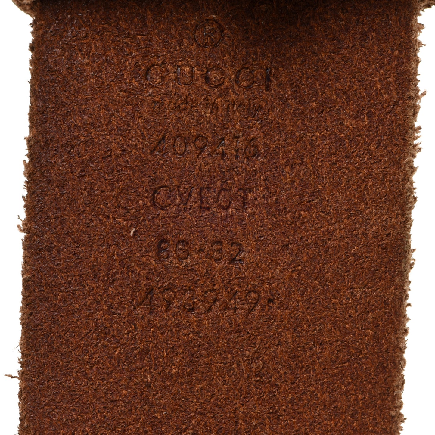 Faded Calfskin Double G Belt 80 32 Cuir