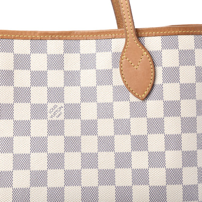 Louis Vuitton Damier Azur Neverfull MM 10 of 11