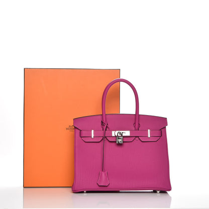 Hermes Togo Birkin 30 Rose Pourpre 30 of 30