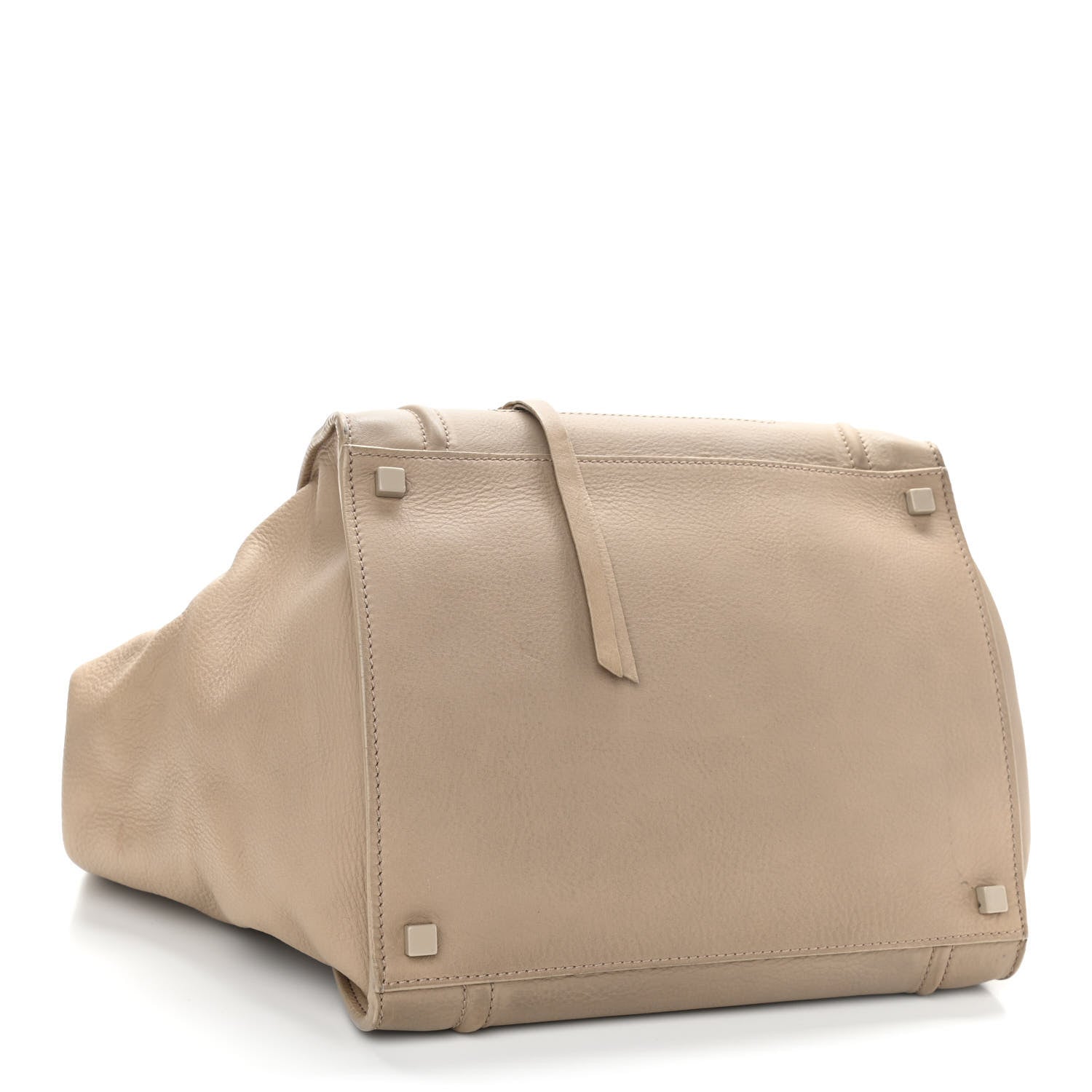 Celine Grained Calfskin Medium Phantom Luggage Taupe 4 of 14