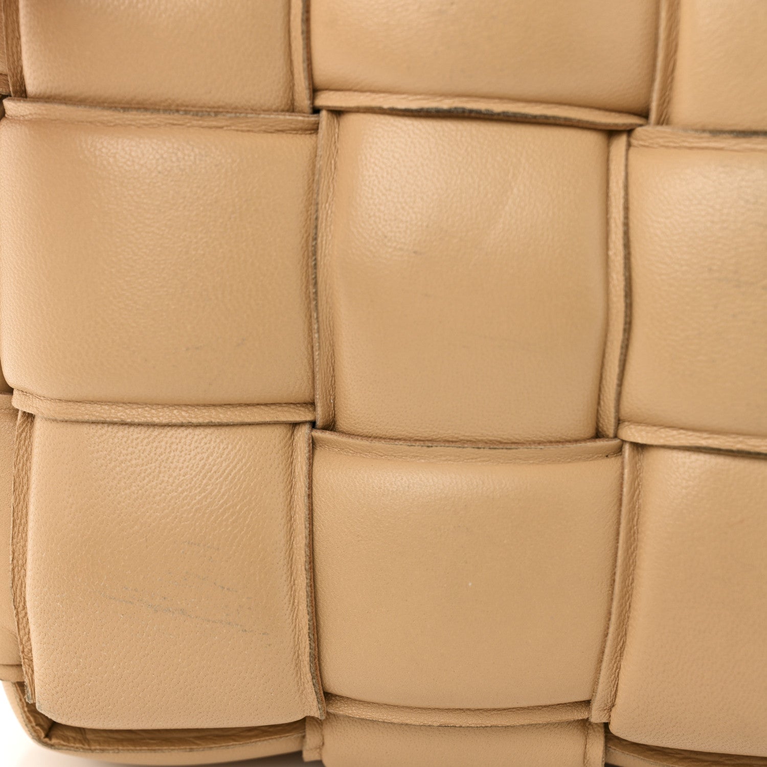Bottega Veneta Nappa Maxi Intreccio Small Padded Cassette Crossbody Bag Almond 11 of 14