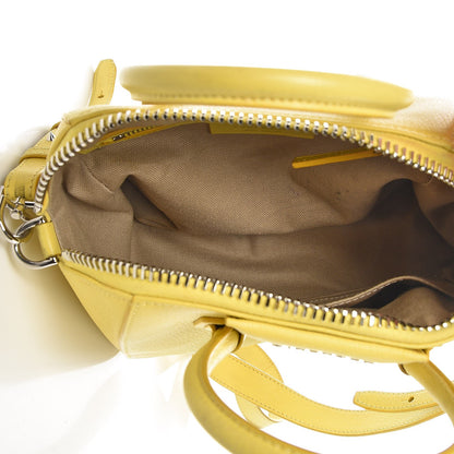 Givenchy Sugar Goatskin Mini Antigona Yellow 5 of 12