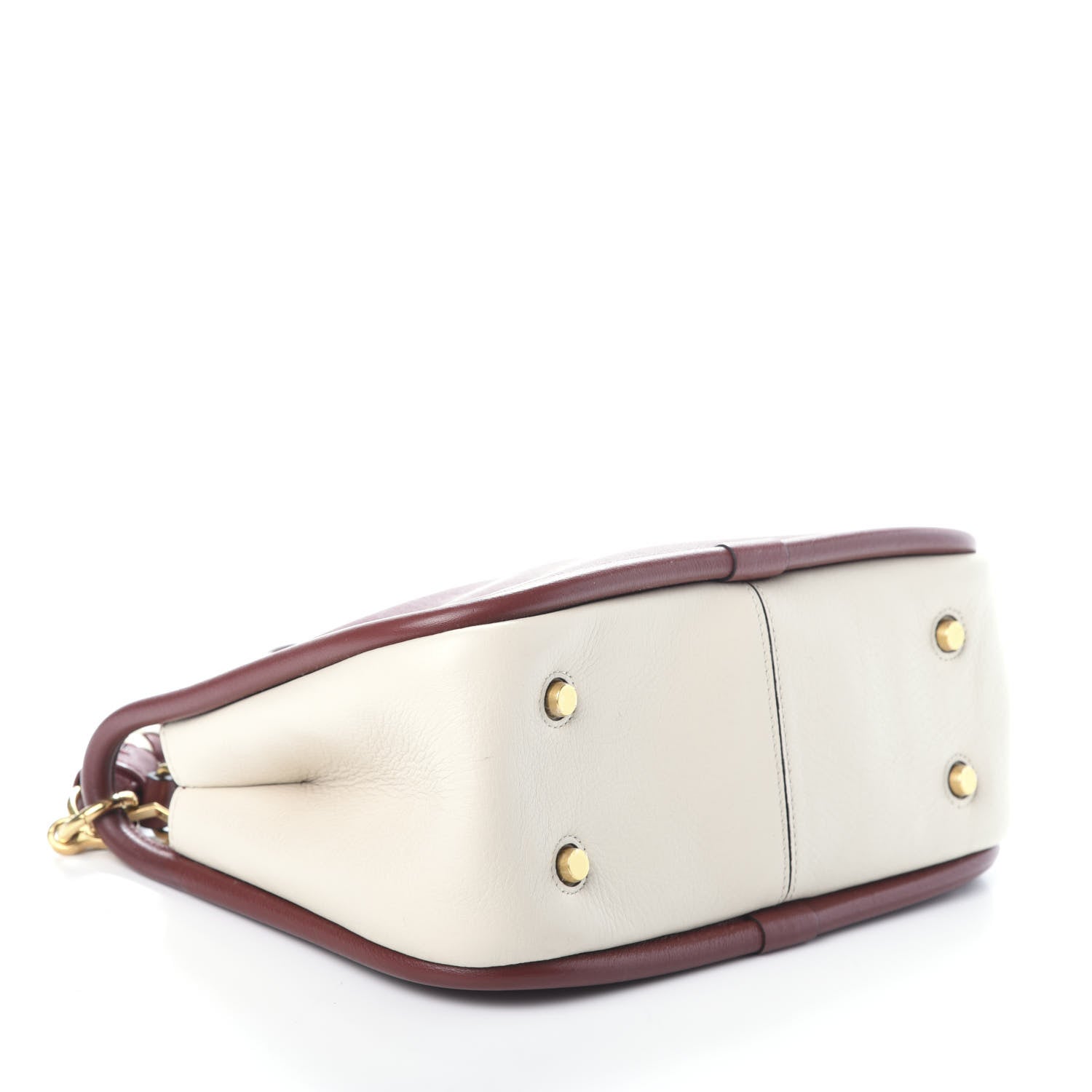 Mulberry Silky Calfskin Small Leighton Braided Venetian Red 4 of 9
