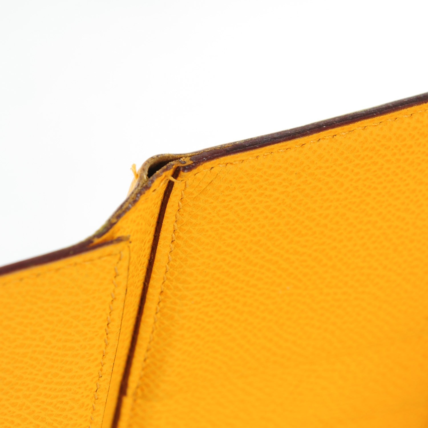 Hermes Epsom Bearn Gusset Wallet Jaune 13 of 14