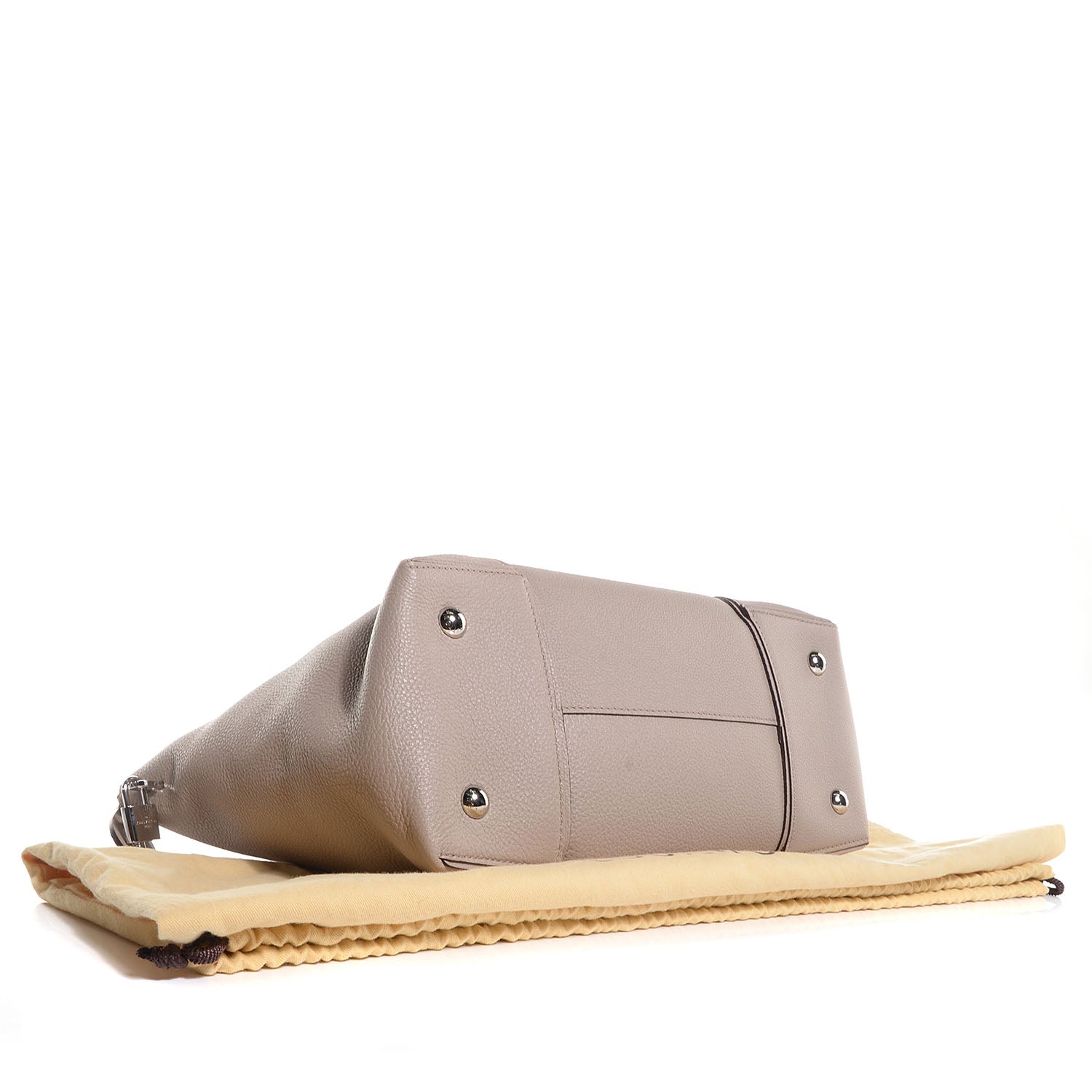 Louis Vuitton Veau Cachemire Soft Lockit MM Galet 4 of 7