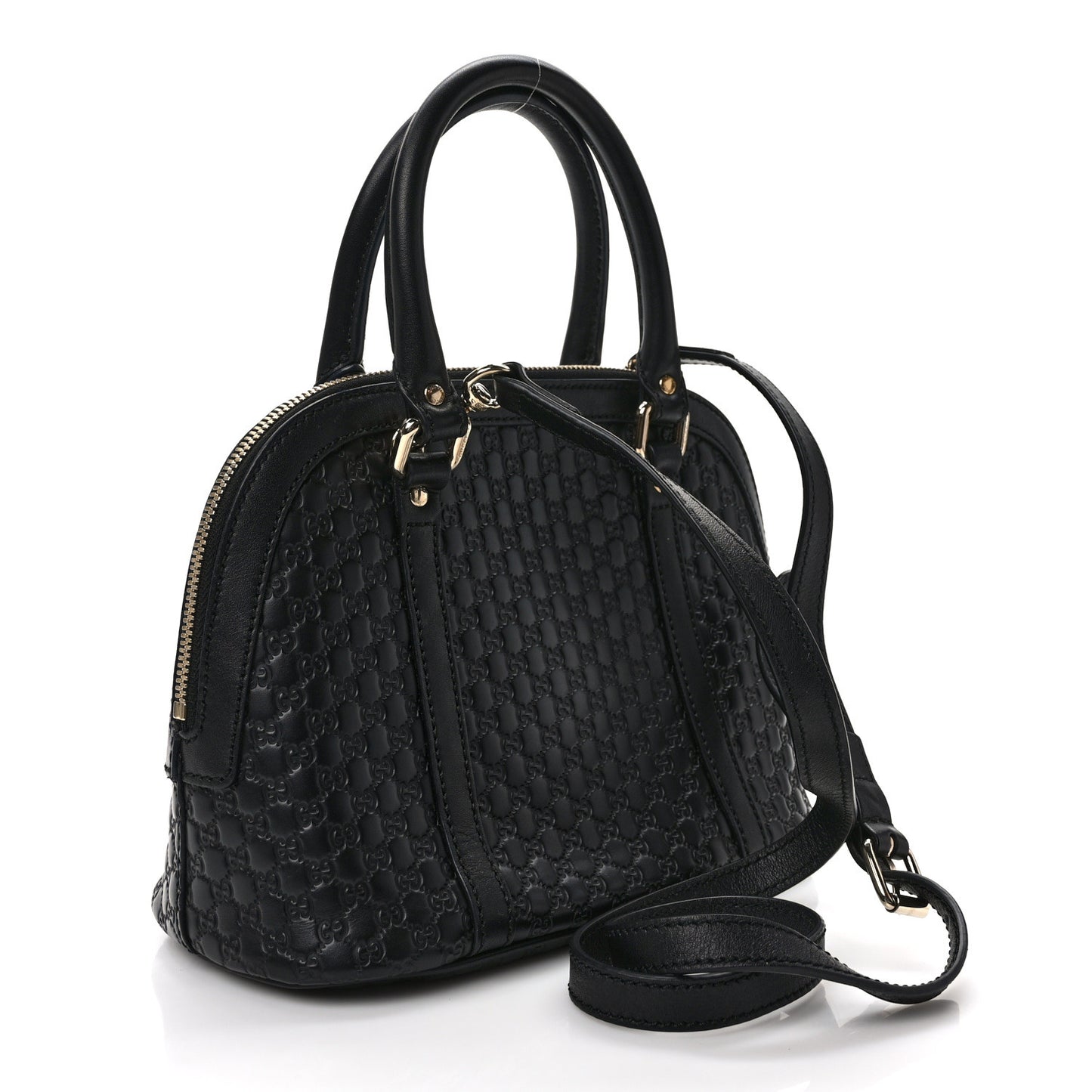 Microguccissima Mini Dome Bag Black