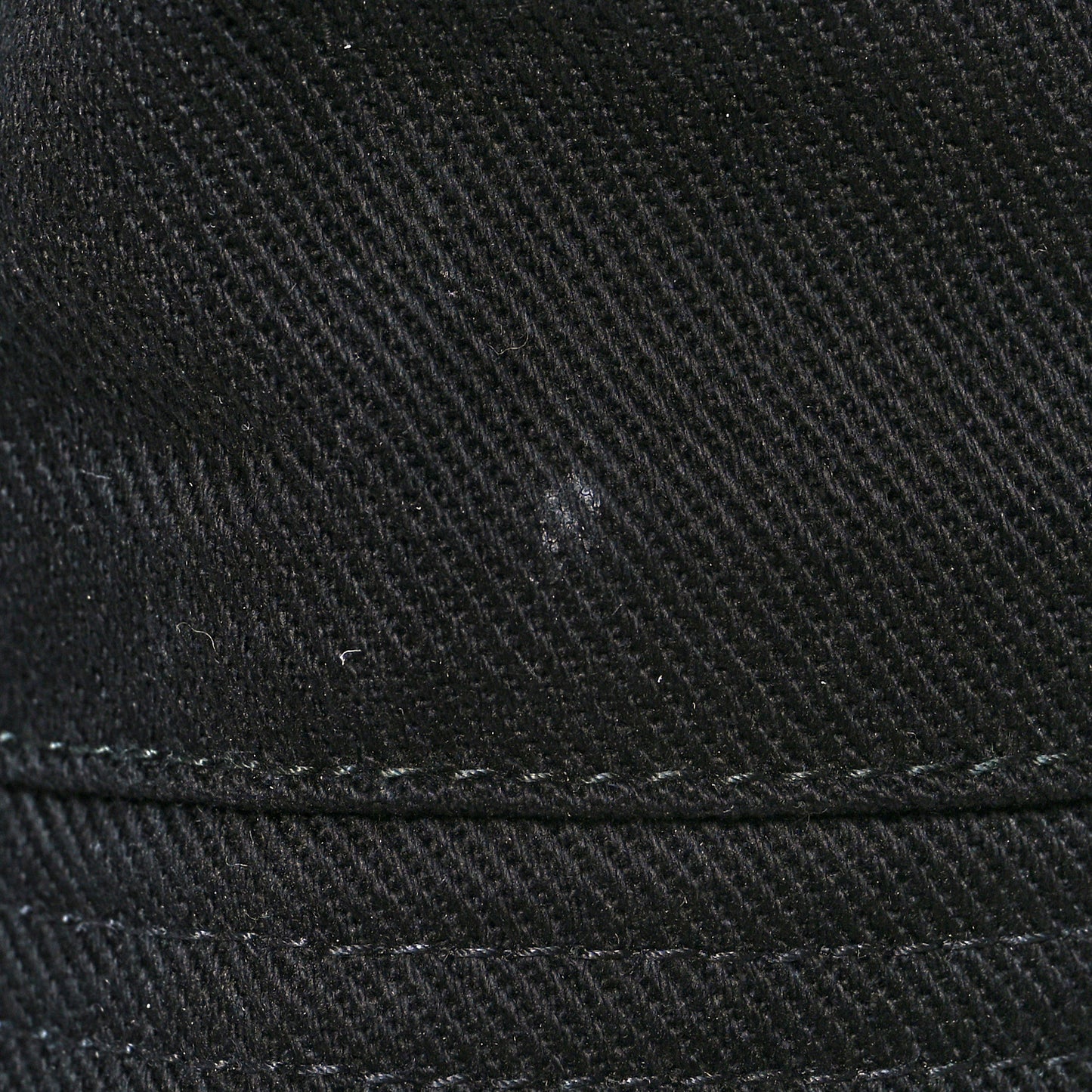 Drill Nylon Metal Triangle Logo Mens Bucket Hat M Black