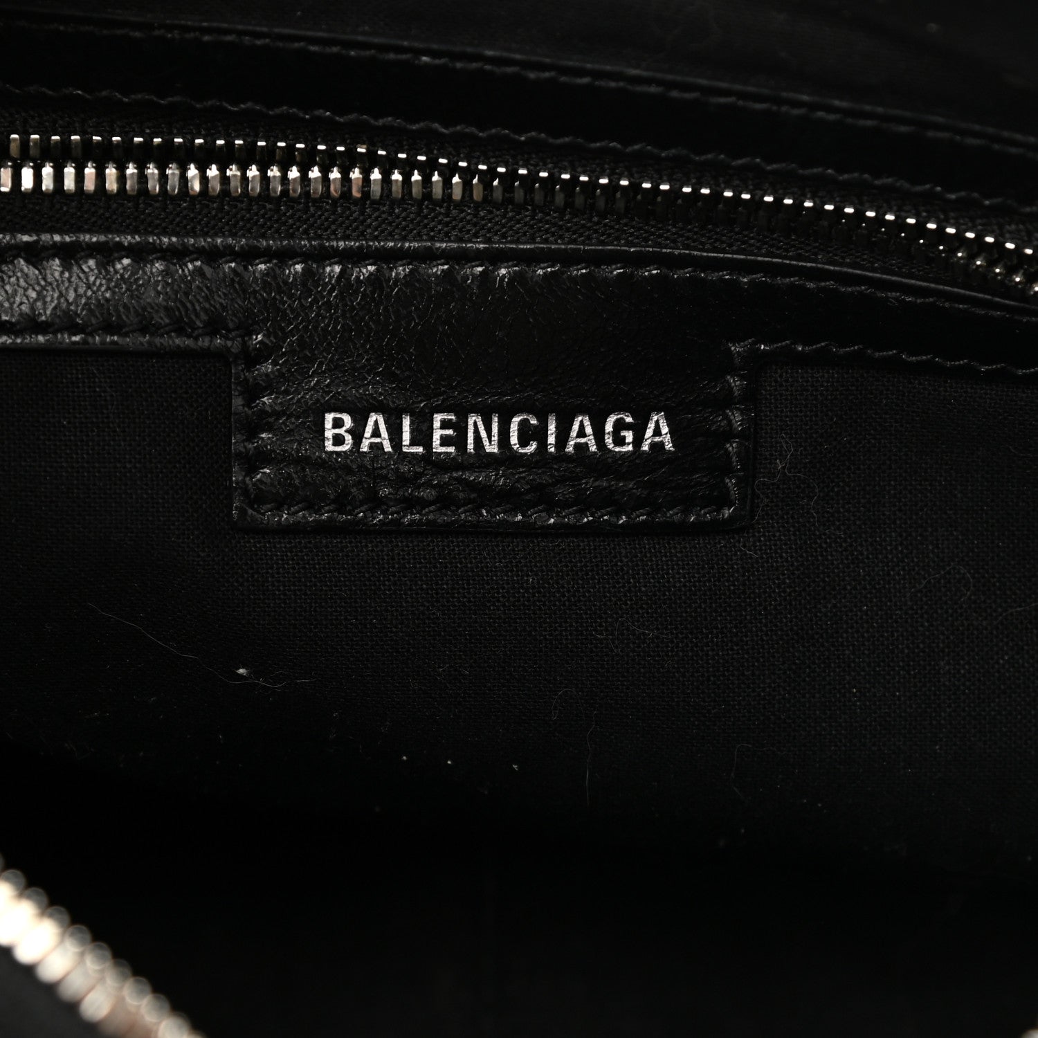 Balenciaga Agneau Arena Small Le Cagole Shoulder Bag Black 6 of 10