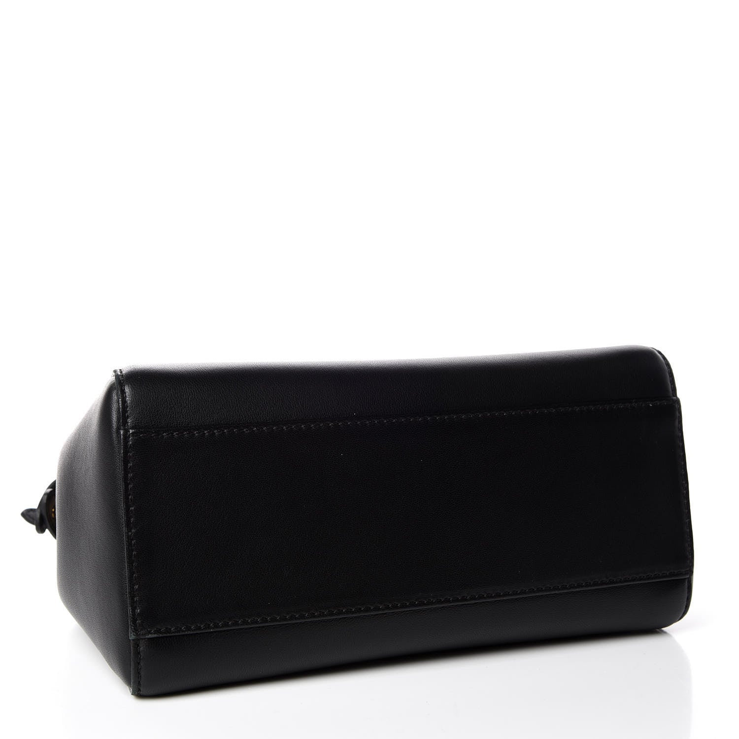 Fendi Nappa Mini Peekaboo Iconic Satchel Black 4 of 10