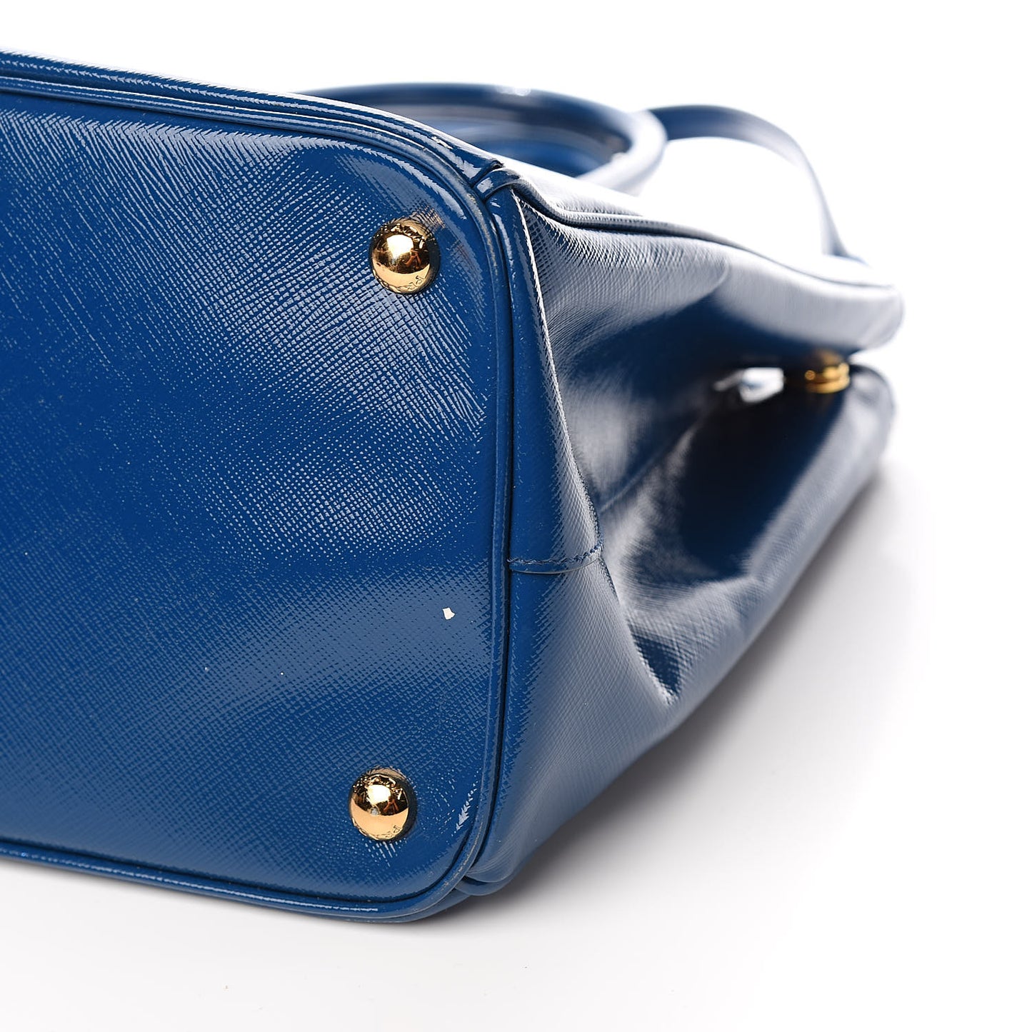 Saffiano Vernice Medium Galleria Double Zip Tote Ottanio