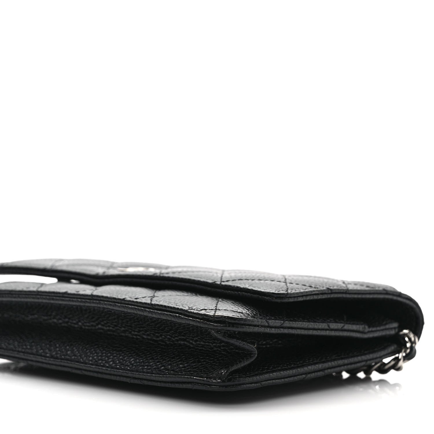 Chanel Caviar Quilted Wallet On Chain WOC Black 8 of 9
